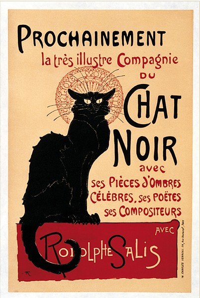 POSTER CHAT NOIR