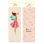 MARCAPAGINAS DE MADERA CON ESTUCHE REGALO