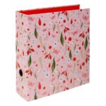 ARCHIVADOR  A4 FOLDER FANTASIA SECRET GARDEN ROSA