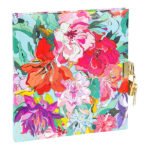 DIARIO VELVET BLOOM CON CANDADO
