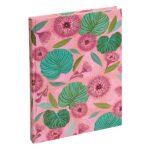 TROPICAL LEAVES PINK NOTEBOOK FANTASIA